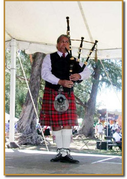 Jake Kaio at the Hawaiian Scottish Festival in Waikiki. Jake will introduce The Ka'iulani Projet Presentation at the Festival.